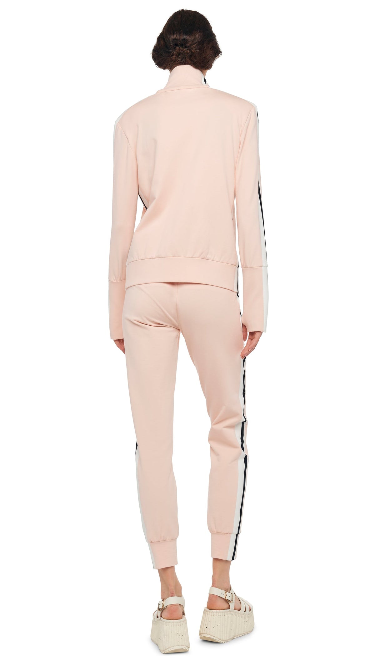 Norma Kamali SIDE STRIPE JOG PANT