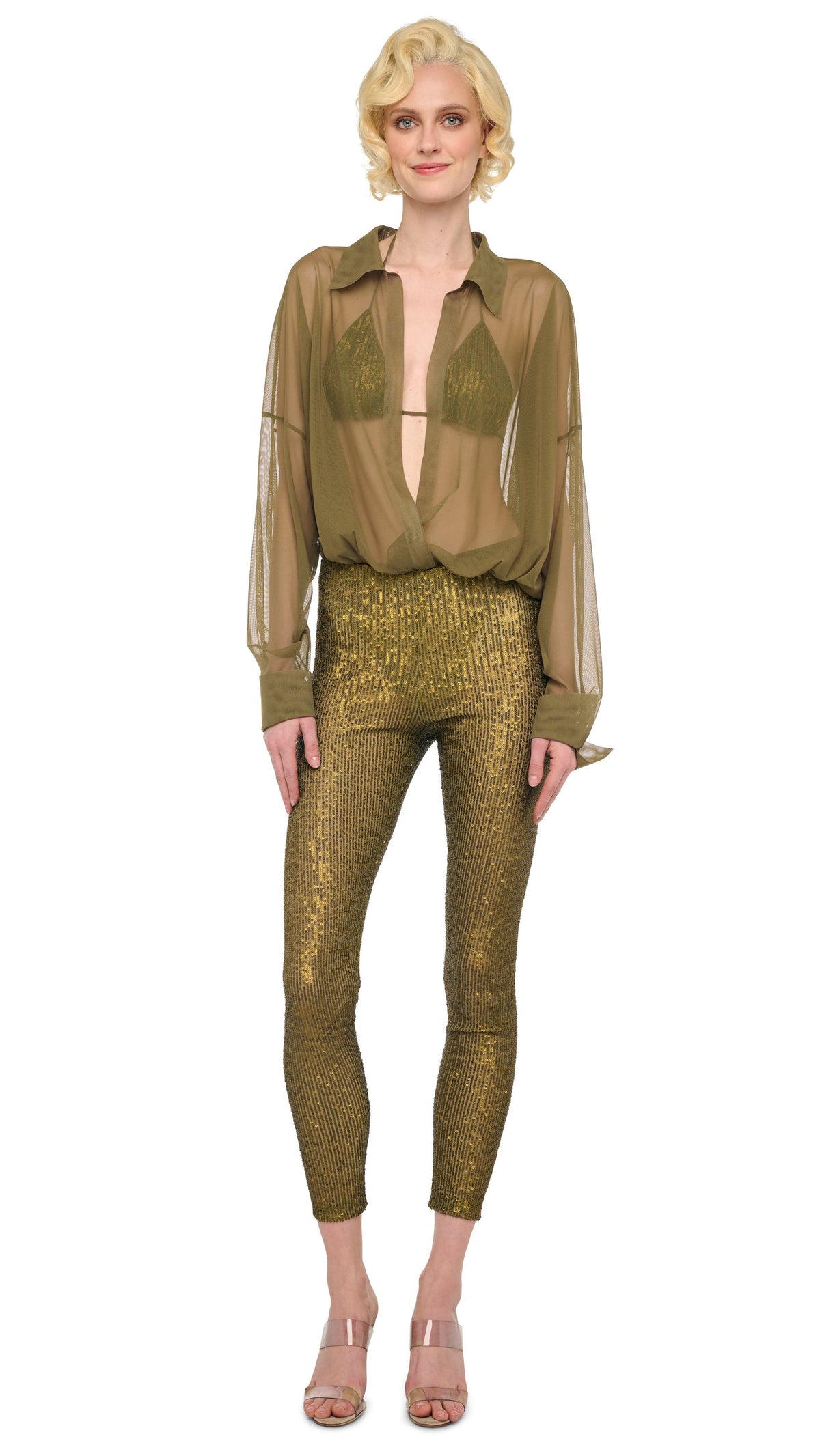 Norma Kamali CROPPED LEGGING W/O WAISTBAND