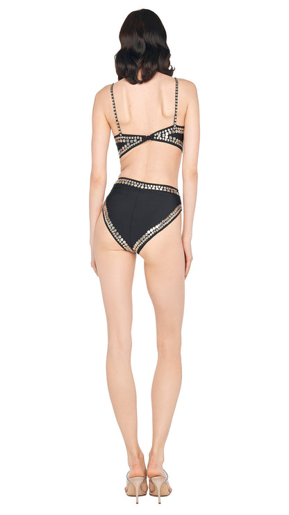 Norma Kamali STUD UNDERWIRE BRA