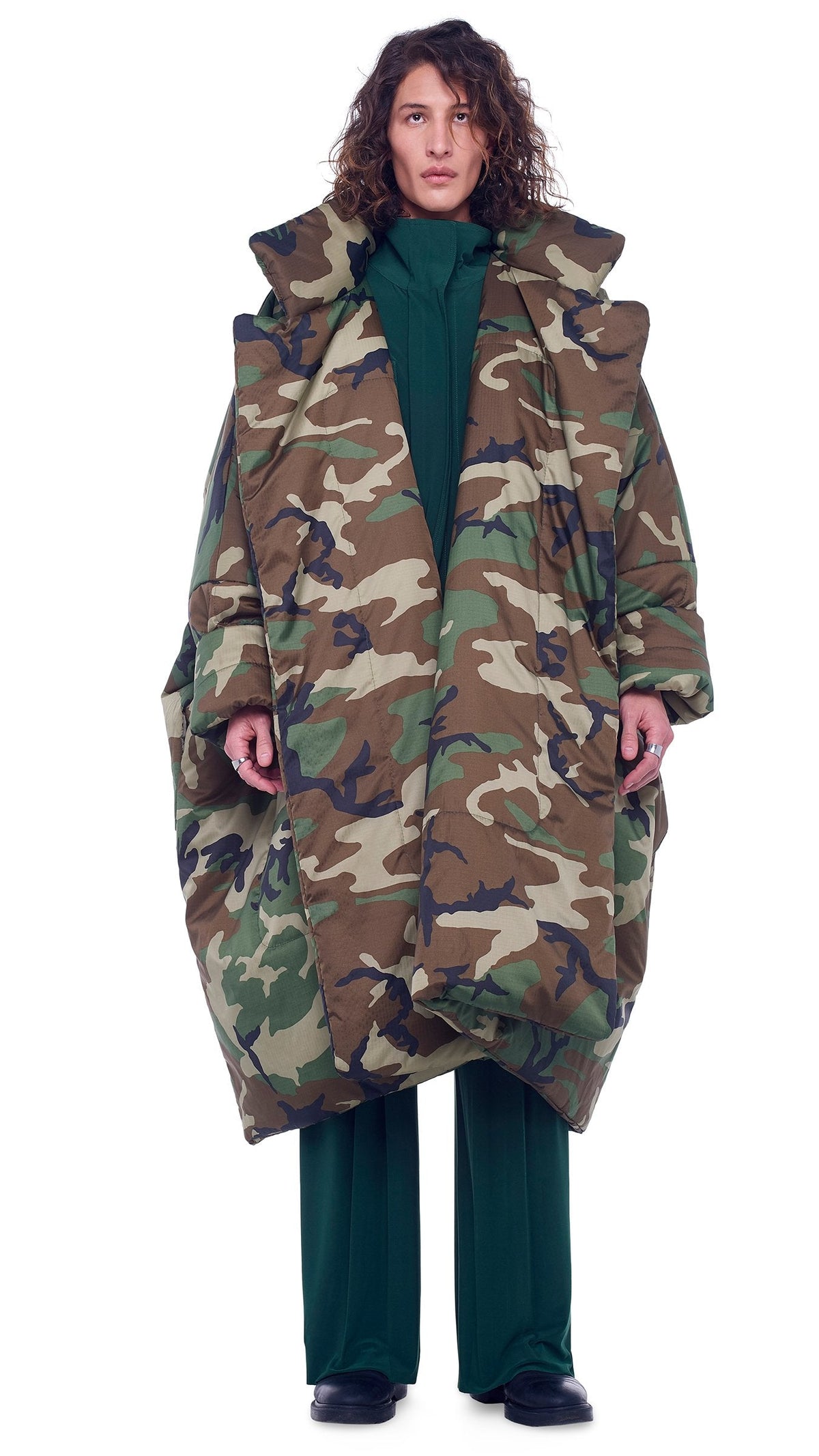 Norma Kamali BLANKET SLEEPING BAG COAT