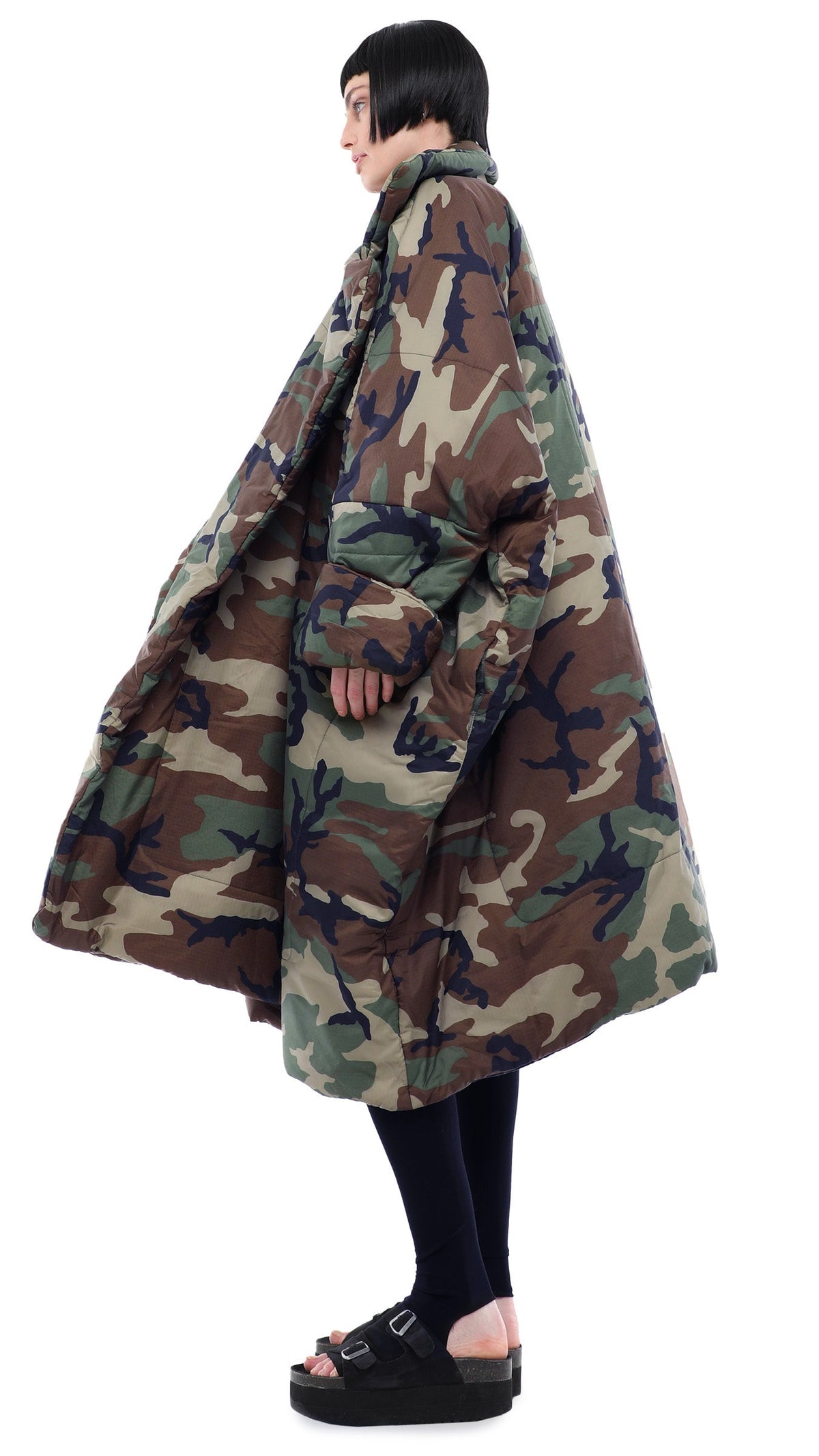 Norma Kamali BLANKET SLEEPING BAG COAT