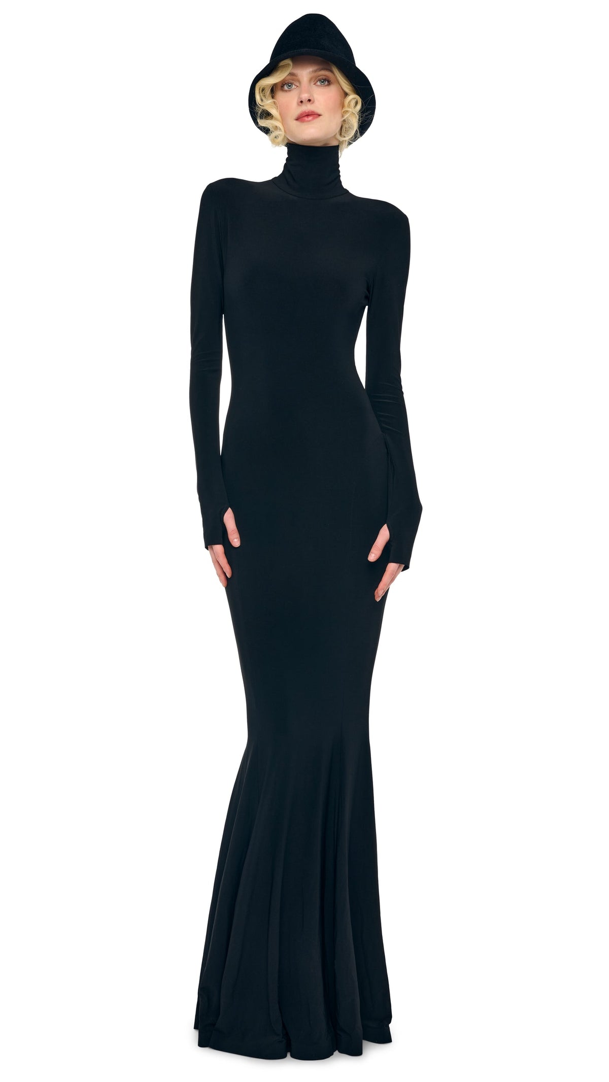 Norma Kamali TURTLE FISHTAIL GOWN