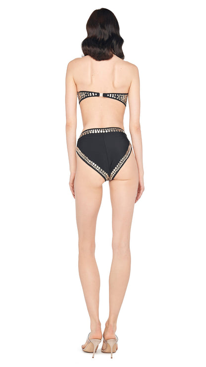 Norma Kamali ALL OVER STUD SUNGLASS BRA