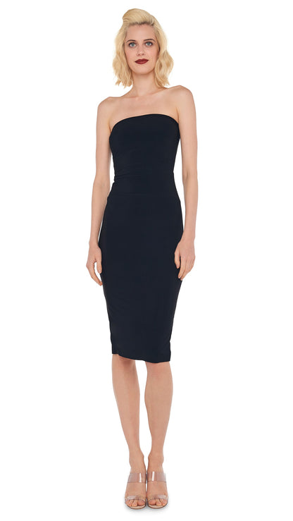Norma Kamali STRAPLESS DRESS TO KNEE