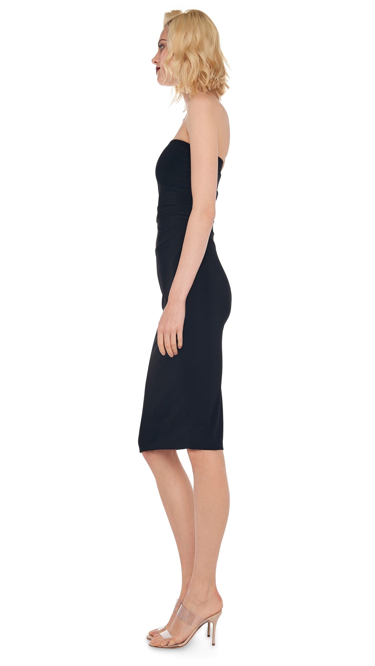 Norma Kamali STRAPLESS DRESS TO KNEE