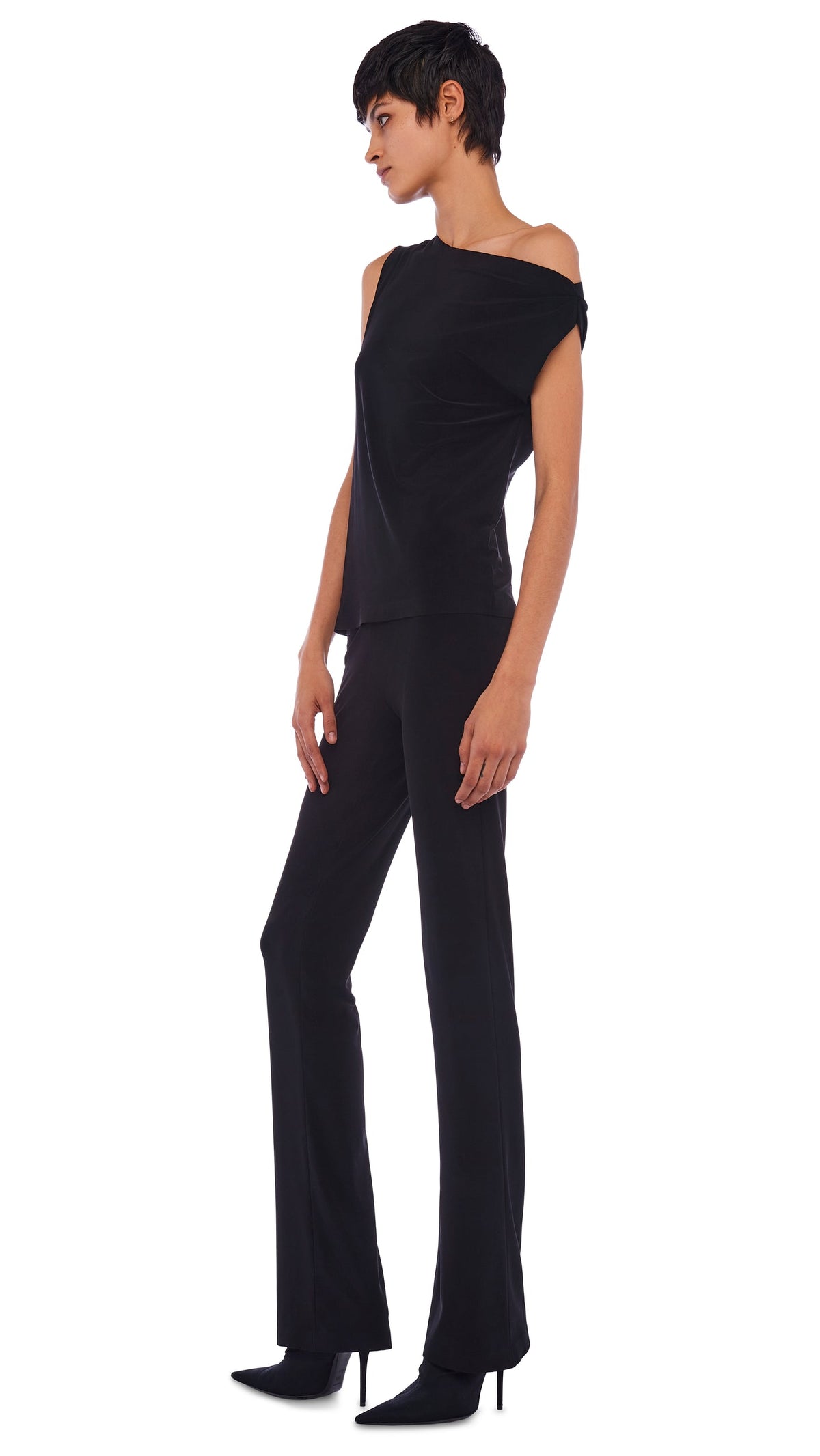 Norma Kamali DROP SHOULDER TOP