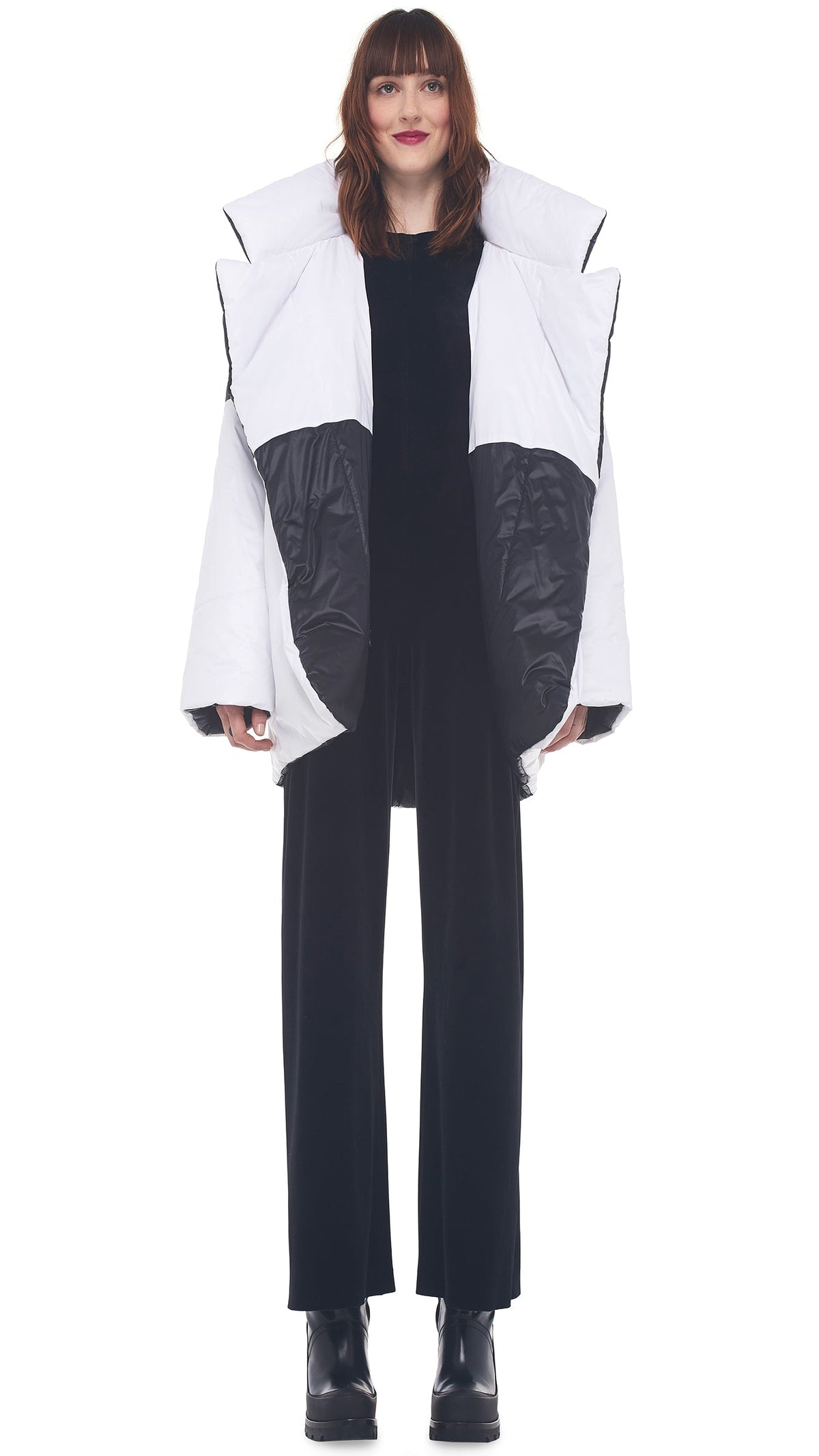 Norma Kamali REVERSIBLE SLEEPING BAG COAT