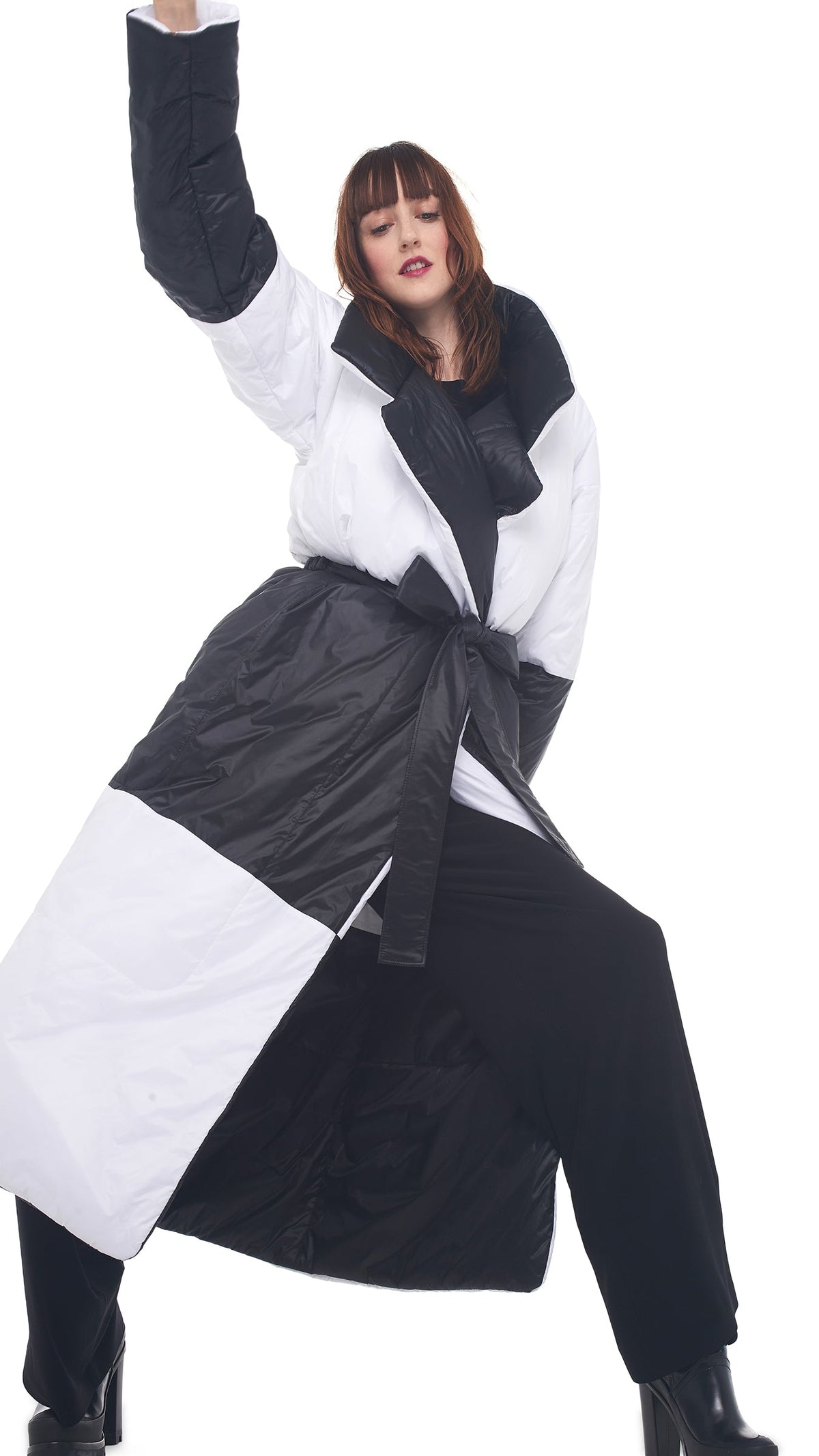 Norma Kamali REVERSIBLE SLEEPING BAG COAT