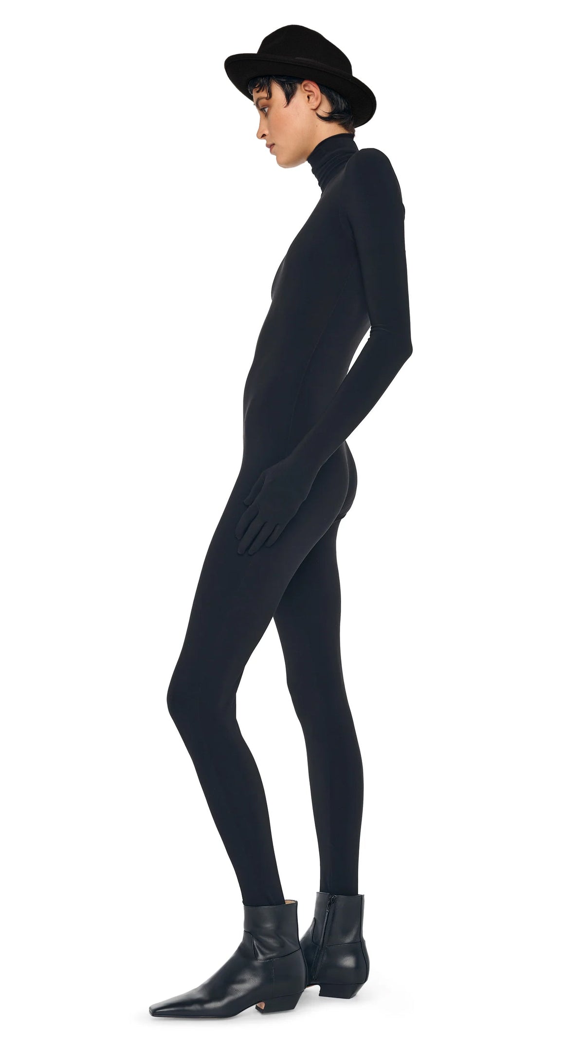 Norma Kamali TURTLE CATSUIT WITH FOOTIE