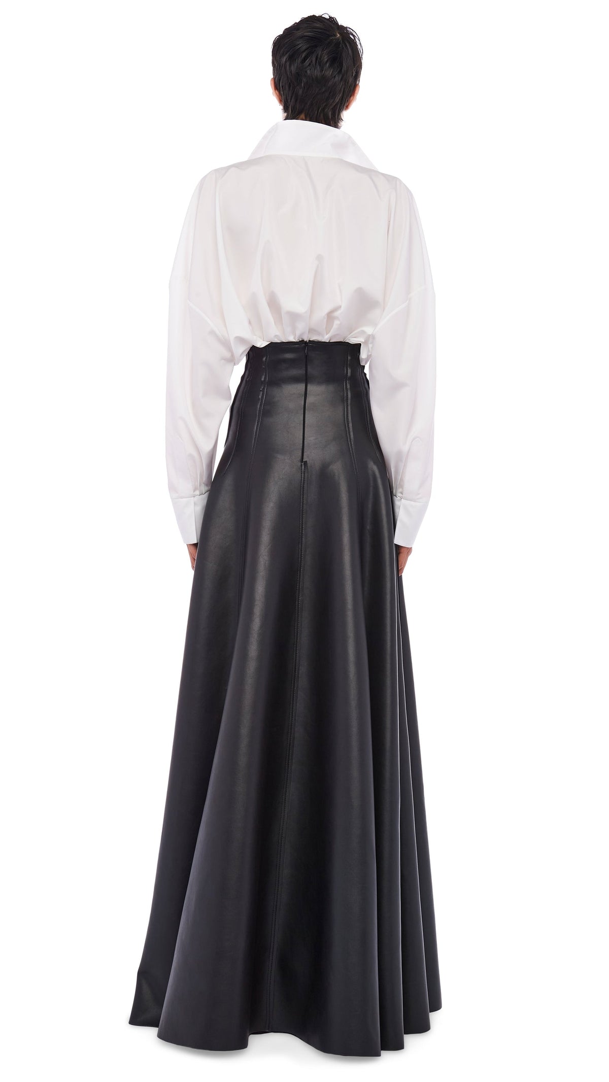 Norma Kamali LONG GRACE SKIRT