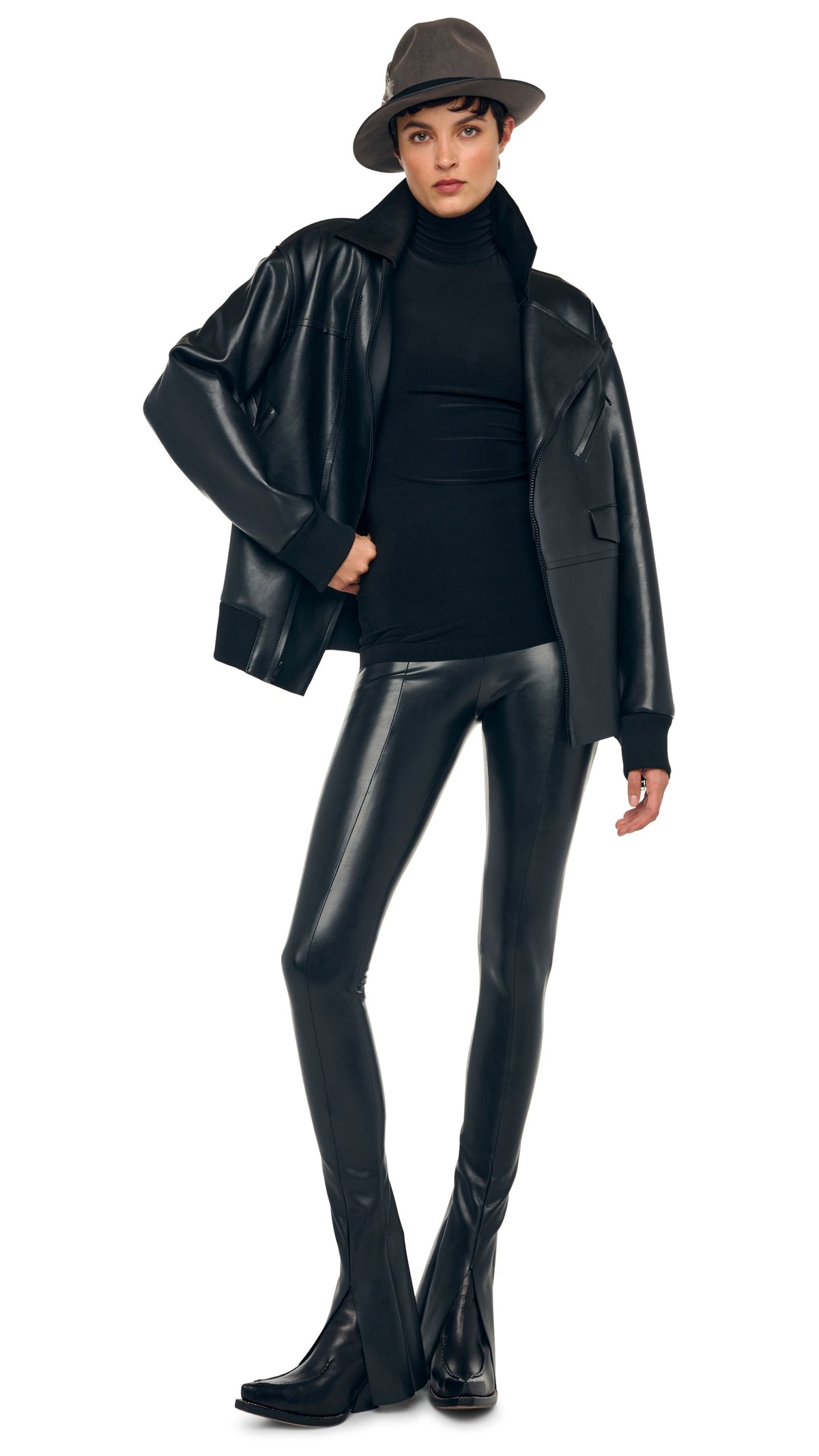 Norma Kamali OVERSIZED MOTO JACKET