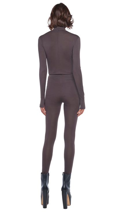 Norma Kamali LEGGING W/ FOOTIE W/O WAISTBAND
