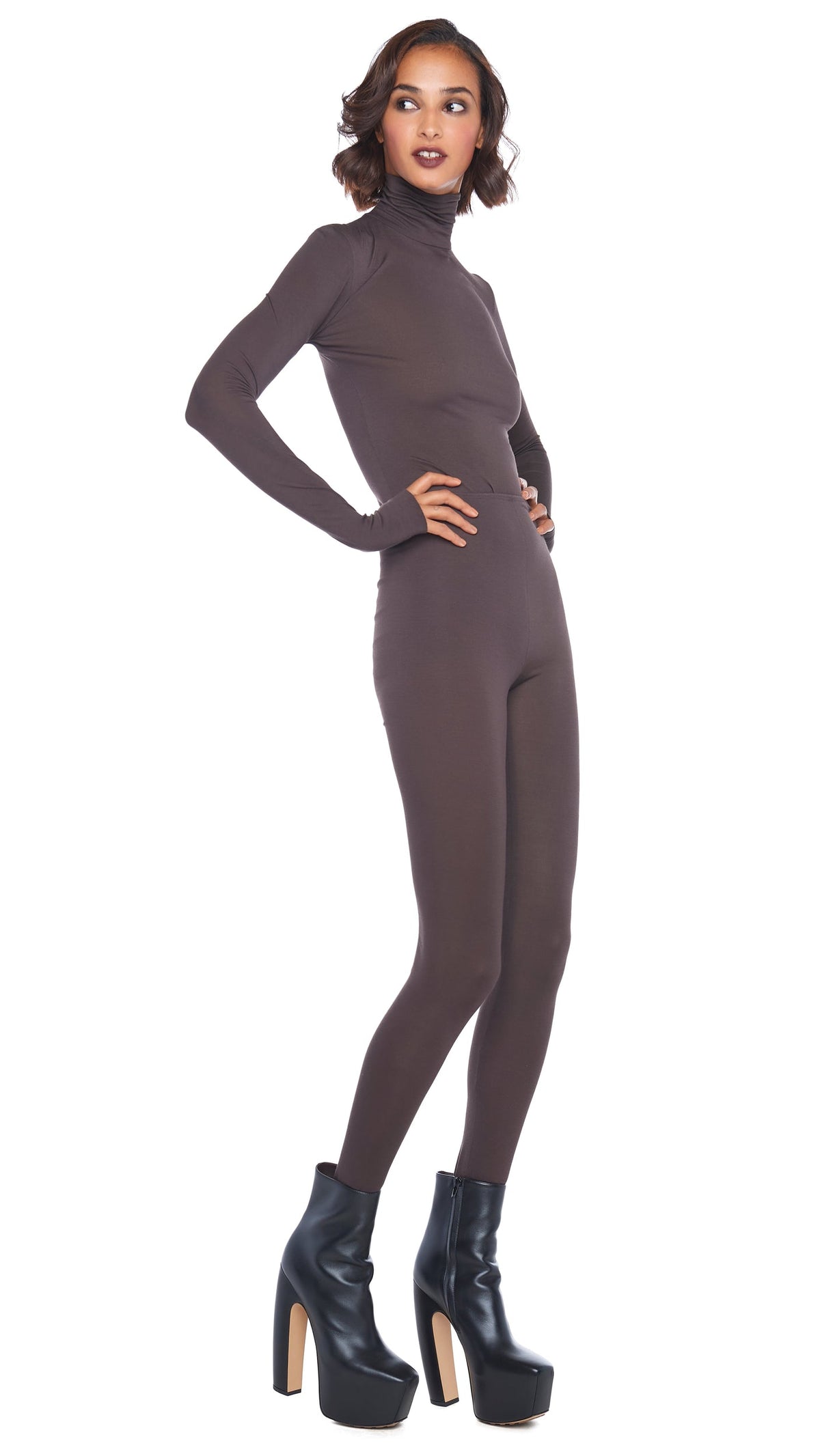 Norma Kamali LEGGING W/ FOOTIE W/O WAISTBAND