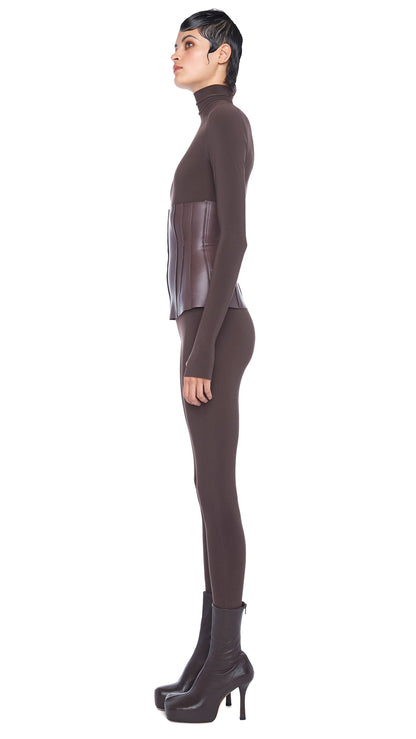 Norma Kamali TURTLE CATSUIT W/ FOOTSIE