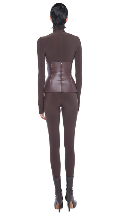 Norma Kamali TURTLE CATSUIT W/ FOOTSIE
