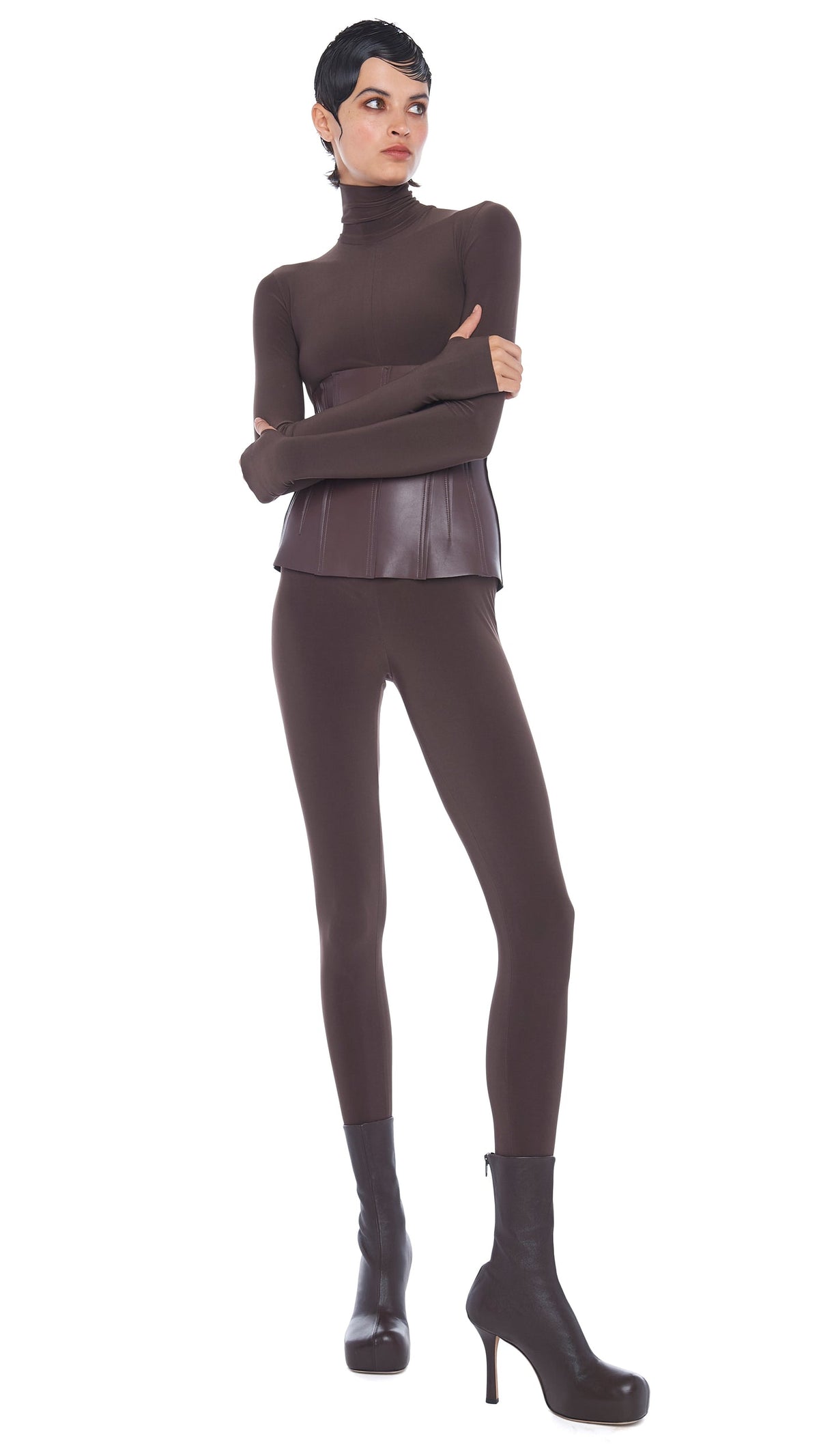 Norma Kamali TURTLE CATSUIT W/ FOOTSIE