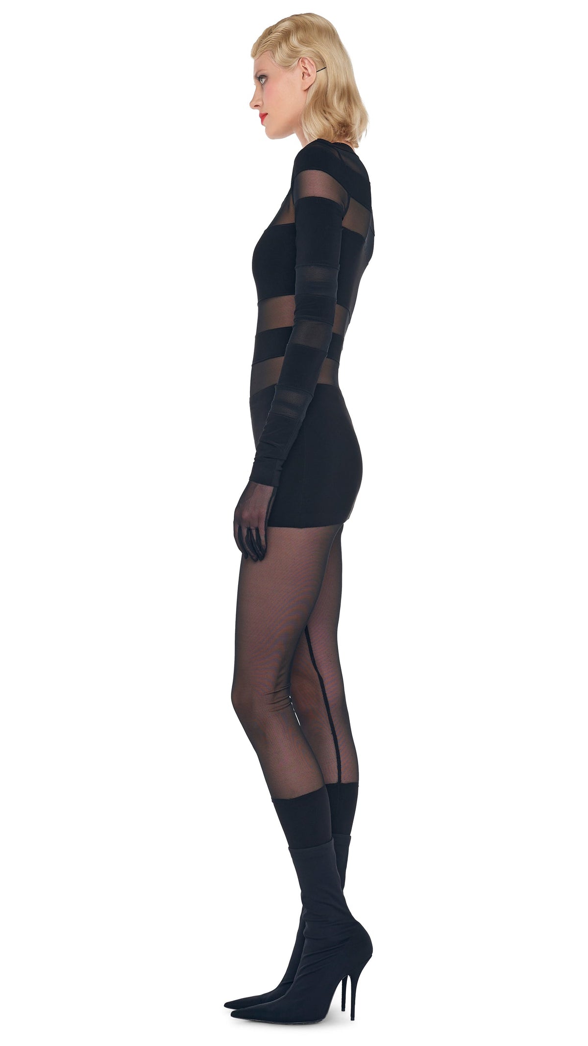 Norma Kamali SPLICED PICKLEBALL DRESS