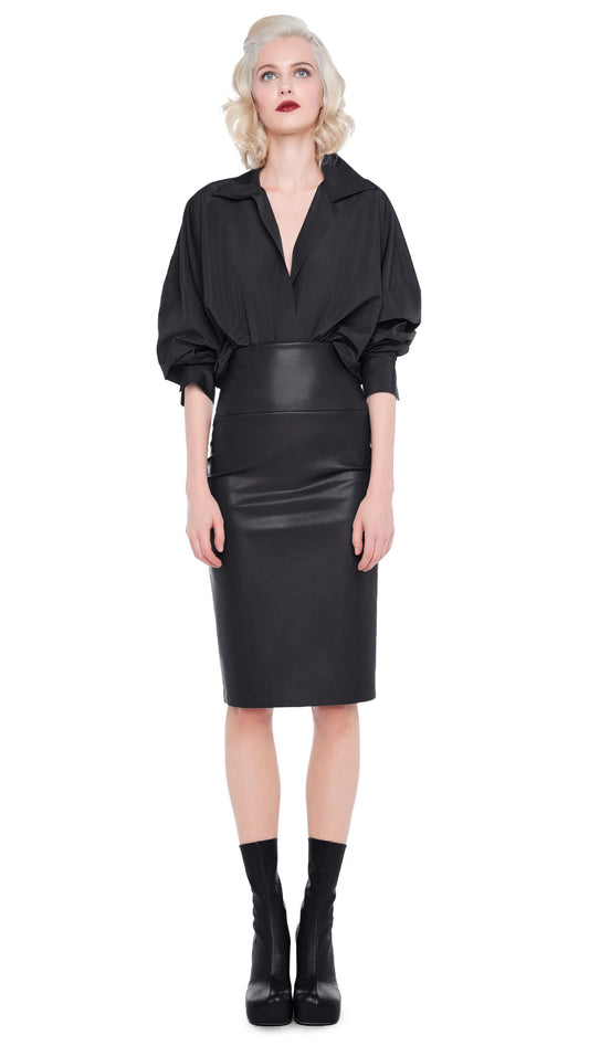 Norma Kamali SUPER OS BF NK SHIRT BODYSUIT
