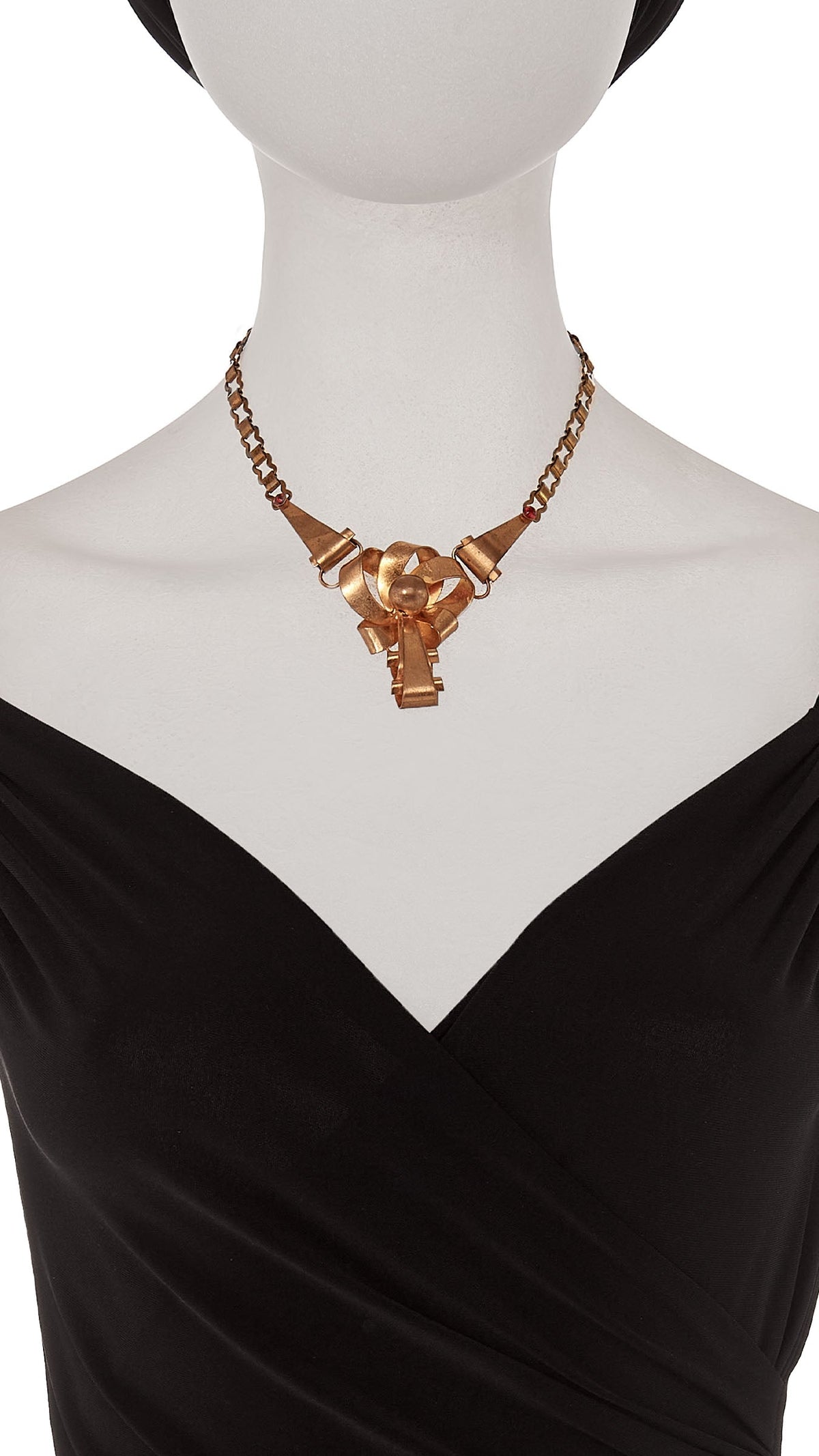 Norma Kamali BRASS PENDANT NECKLACE