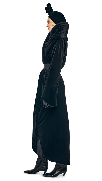 Norma Kamali OS SHAWL COLLAR MAXI COAT