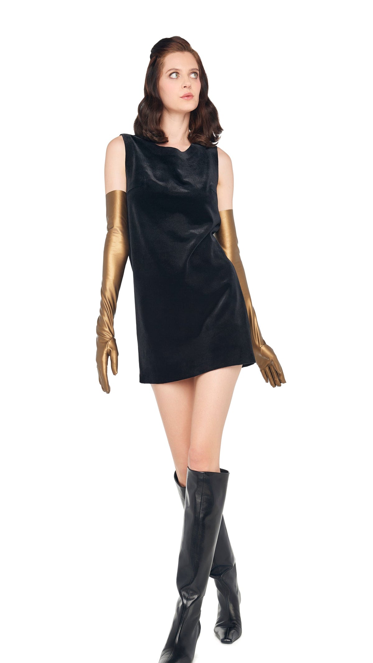 Norma Kamali SLEEVELESS MINI DRESS