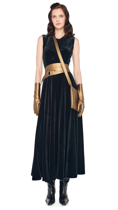 Norma Kamali SLEEVELESS LONG GRACE DRESS