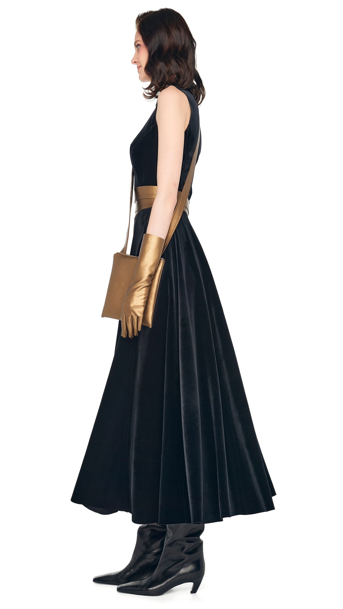 Norma Kamali SLEEVELESS LONG GRACE DRESS