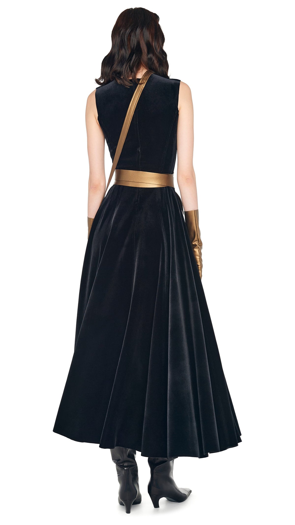 Norma Kamali SLEEVELESS LONG GRACE DRESS