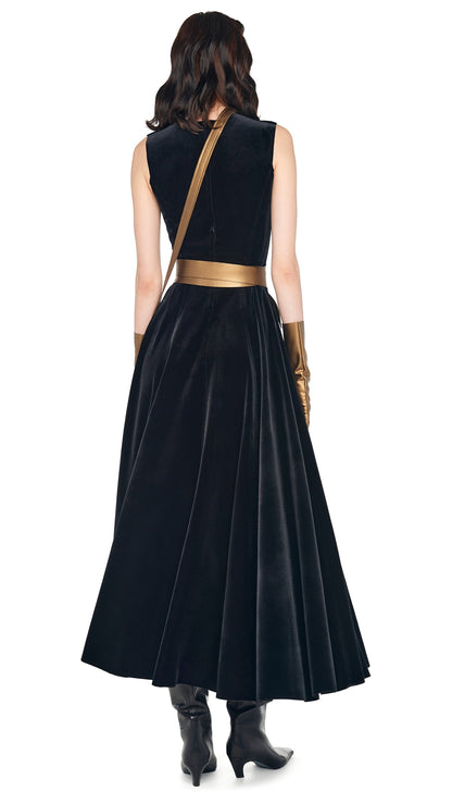 Norma Kamali SLEEVELESS LONG GRACE DRESS