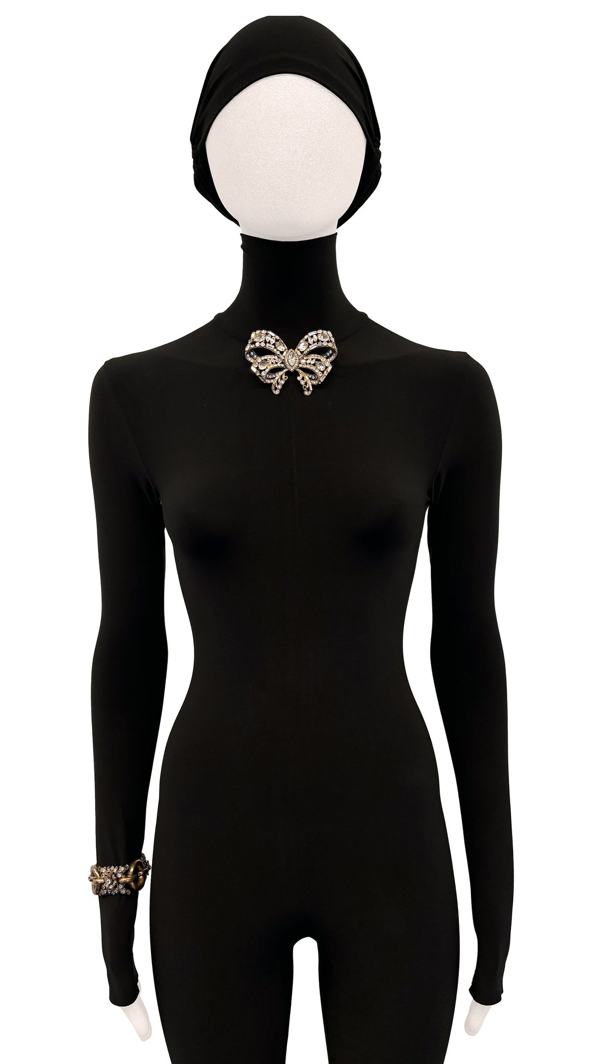 Norma Kamali STARET BOW STONE BROOCH