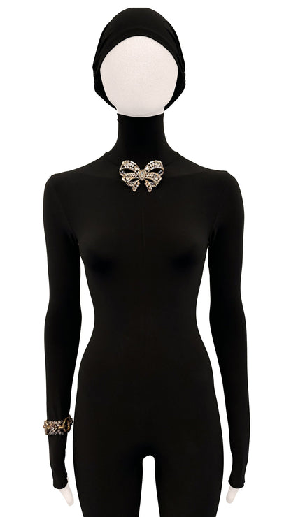 Norma Kamali STARET BOW STONE BROOCH
