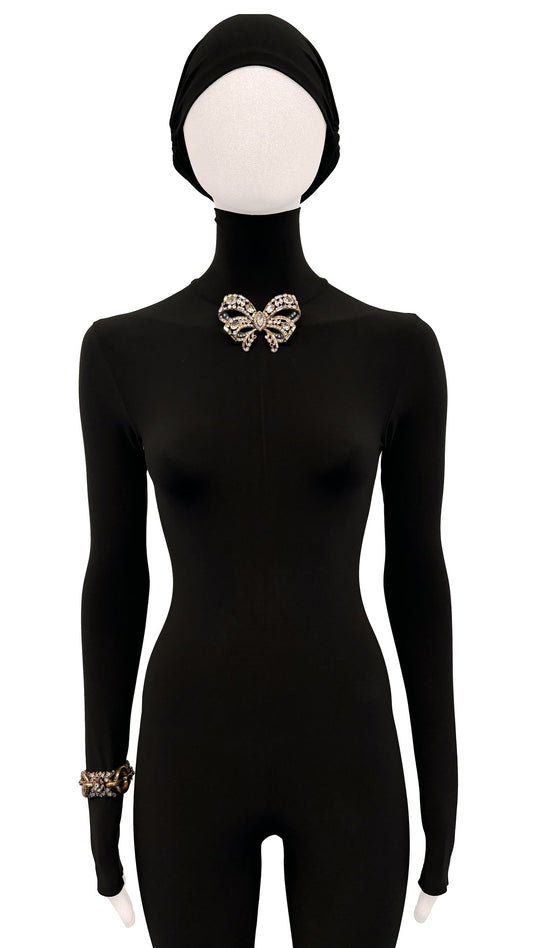 Norma Kamali STARET BOW STONE BROOCH
