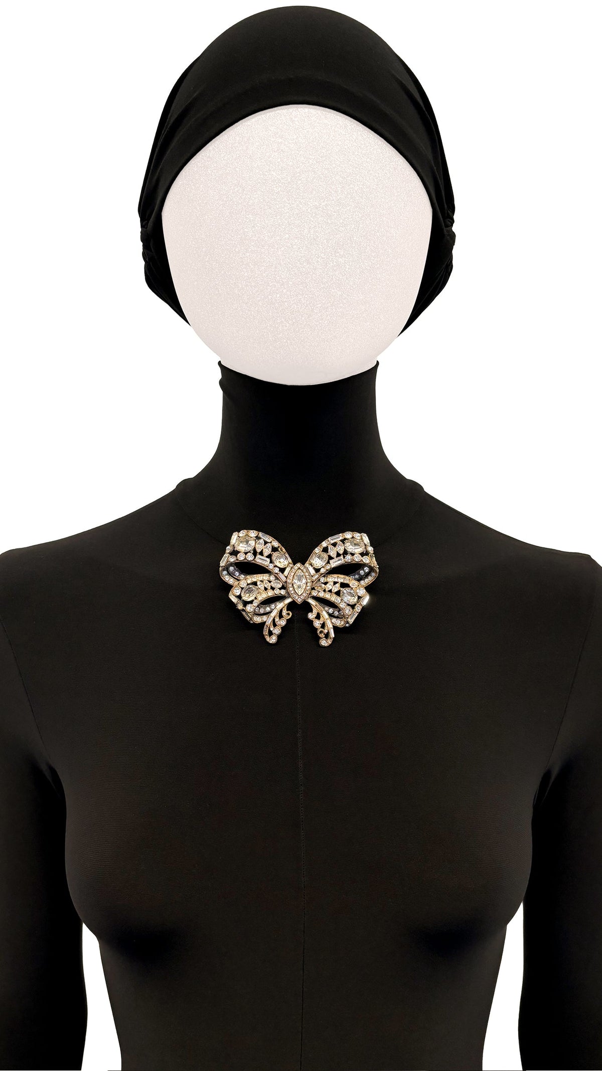 Norma Kamali STARET BOW STONE BROOCH