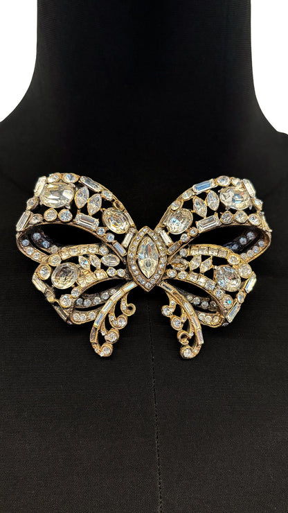 Norma Kamali STARET BOW STONE BROOCH