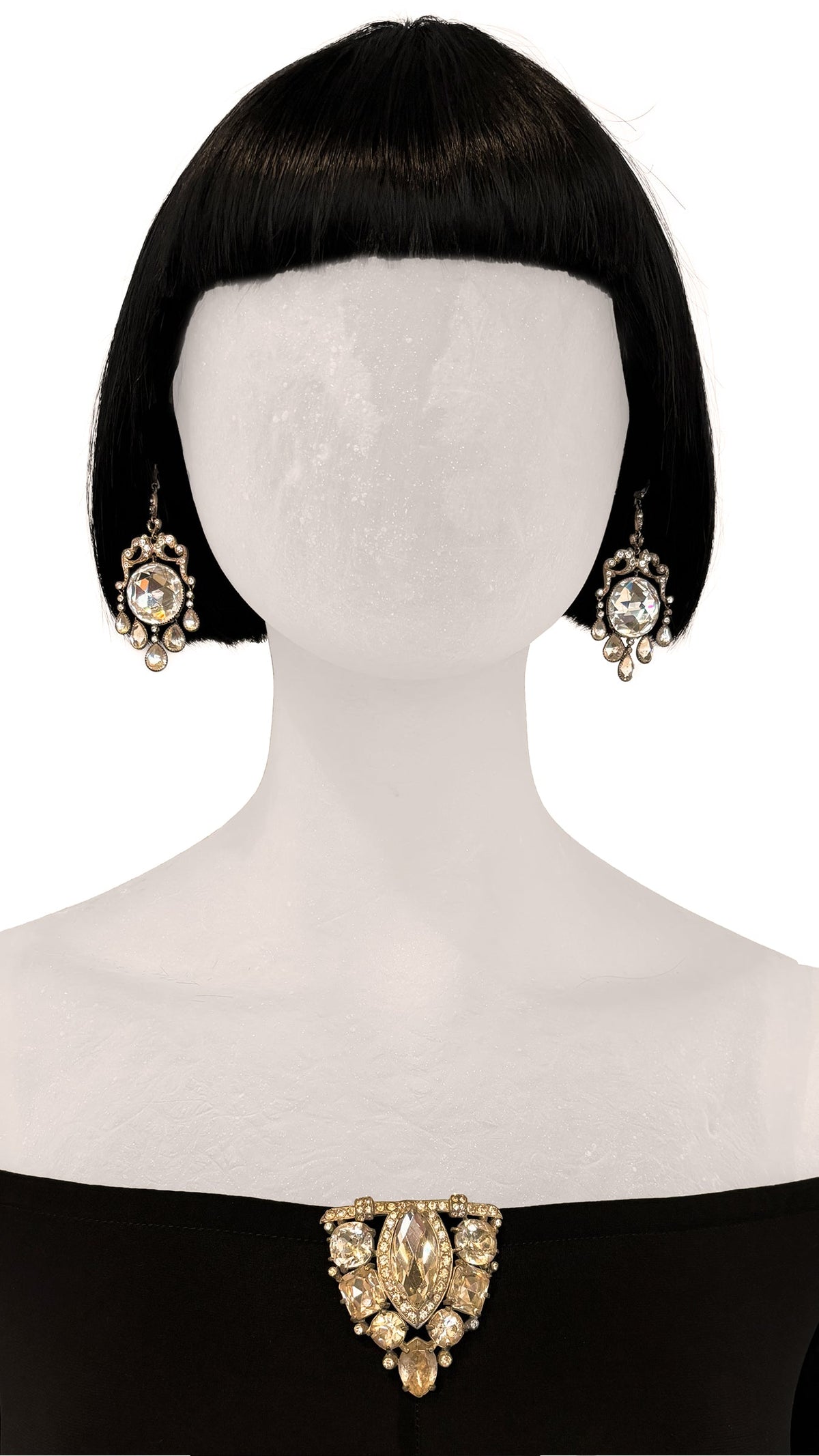 Norma Kamali EISENBERG STONE BROOCH