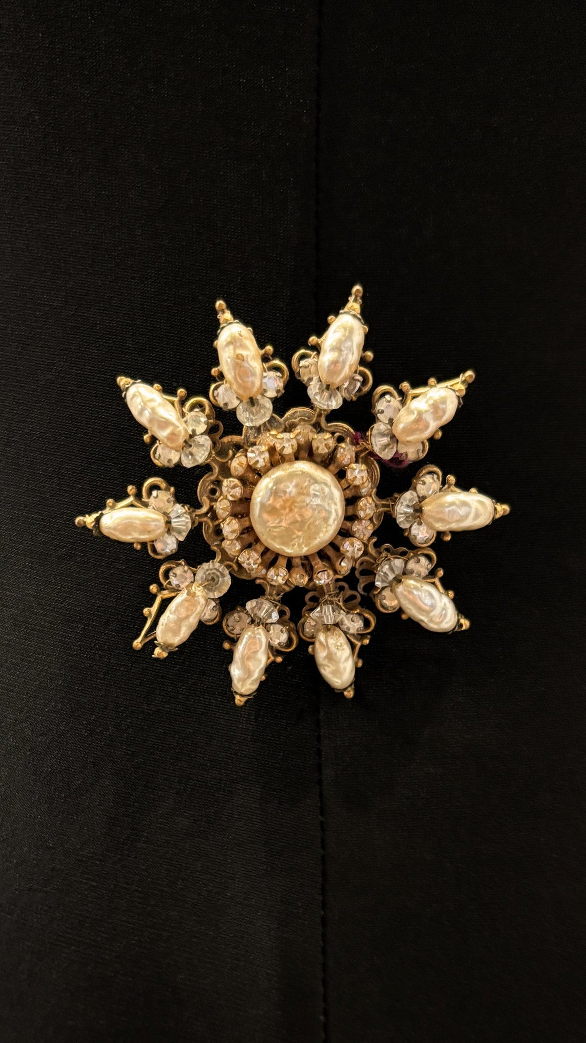 Norma Kamali MIRIAM HASKELL BEADED BROOCH
