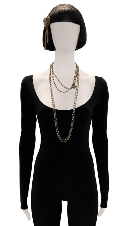 Norma Kamali MIRIAM HASKELL PEARL NECKLACE