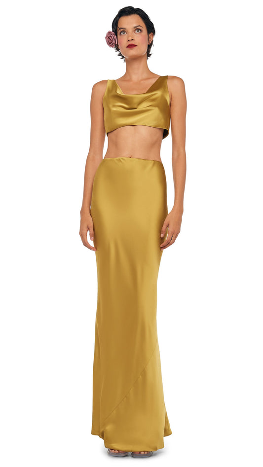 Norma Kamali BIAS OBIE SKIRT