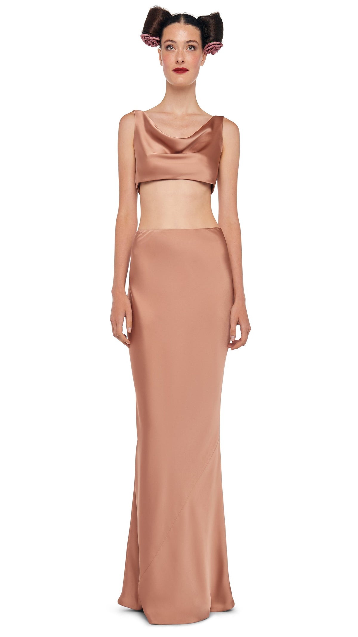 Norma Kamali BIAS OBIE SKIRT