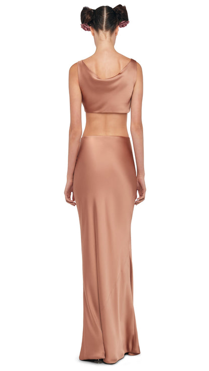 Norma Kamali BIAS OBIE SKIRT