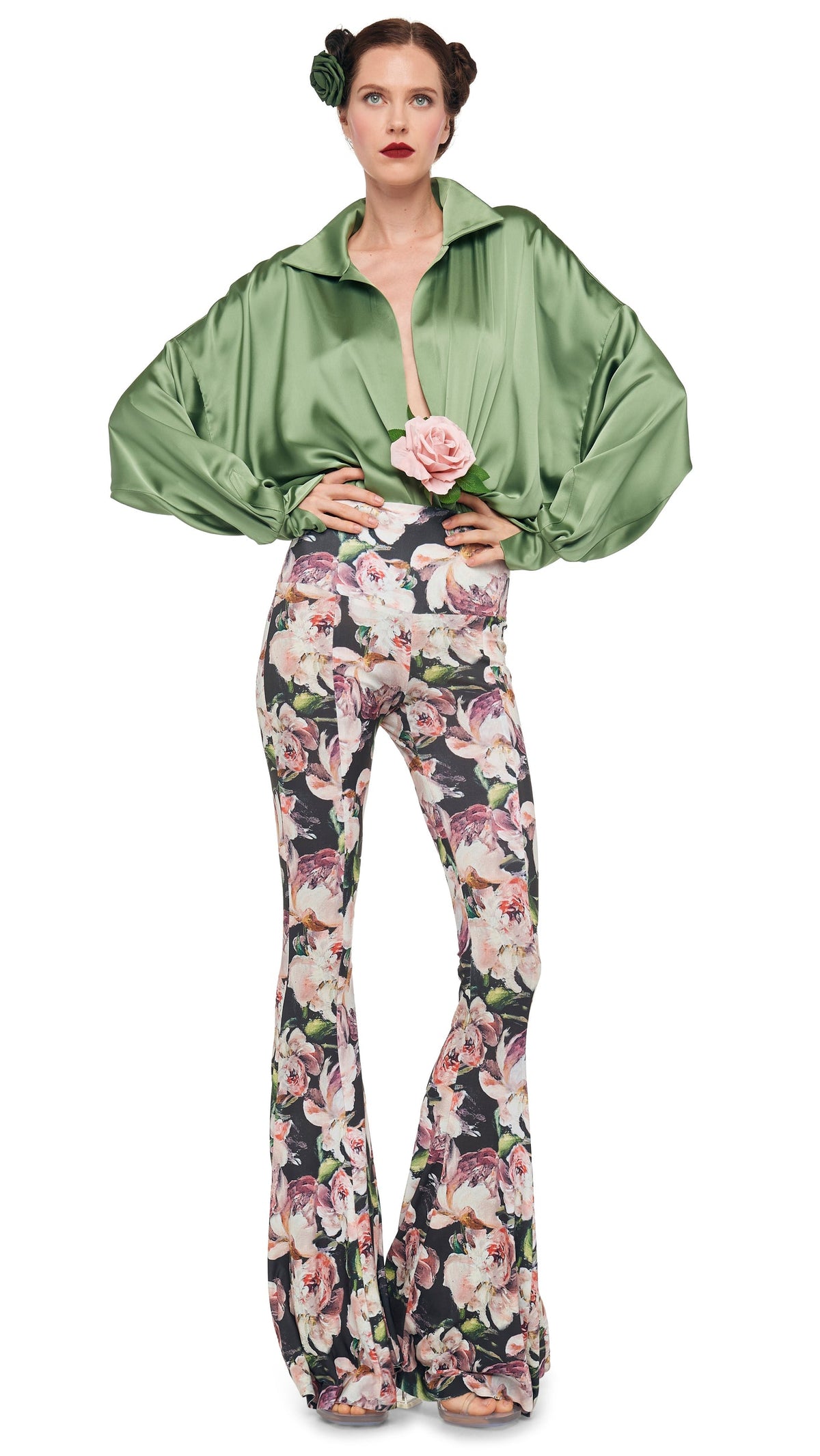 Norma Kamali SUPER OS BF NK SHIRT BODYSUIT