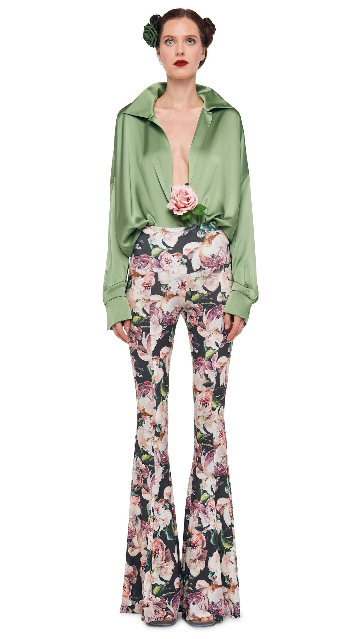 Norma Kamali SUPER OS BF NK SHIRT BODYSUIT