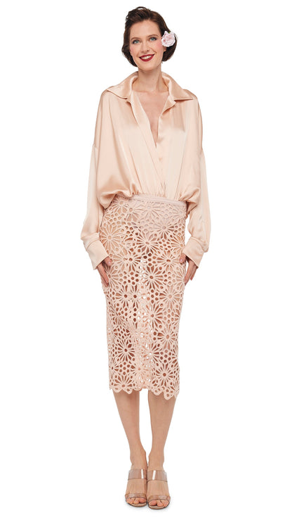 Norma Kamali SUPER OS BF NK SHIRT BODYSUIT