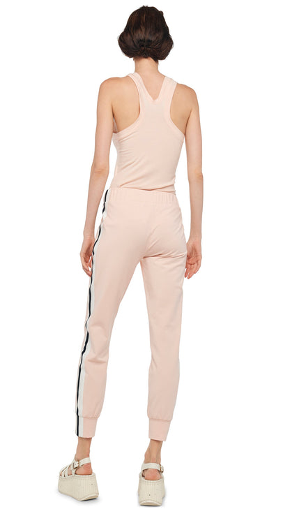 Norma Kamali SIDE STRIPE JOG PANT