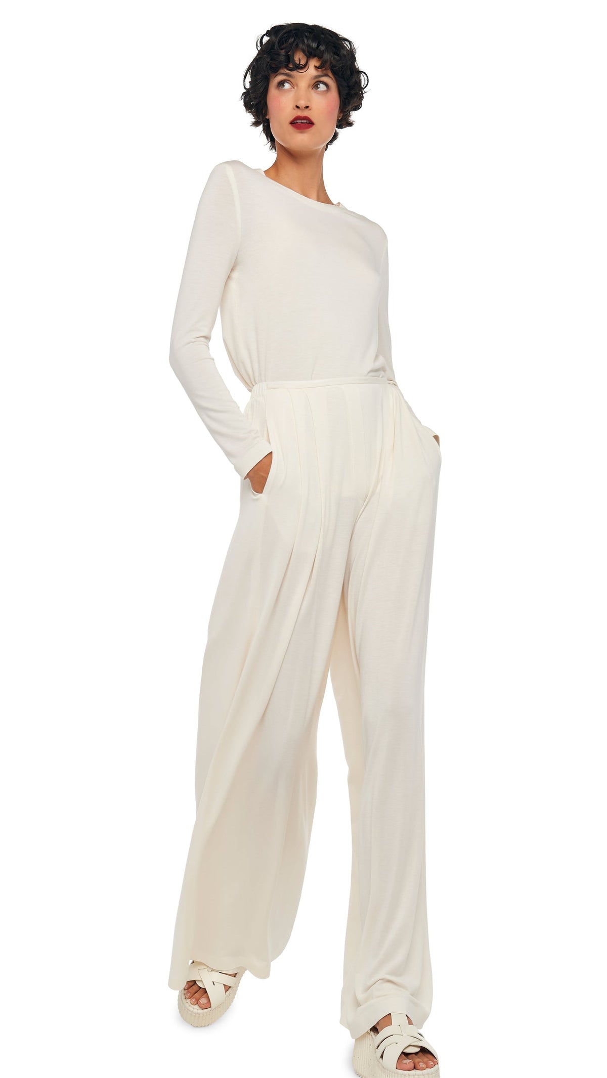 Norma Kamali MENS PLEAT PANT