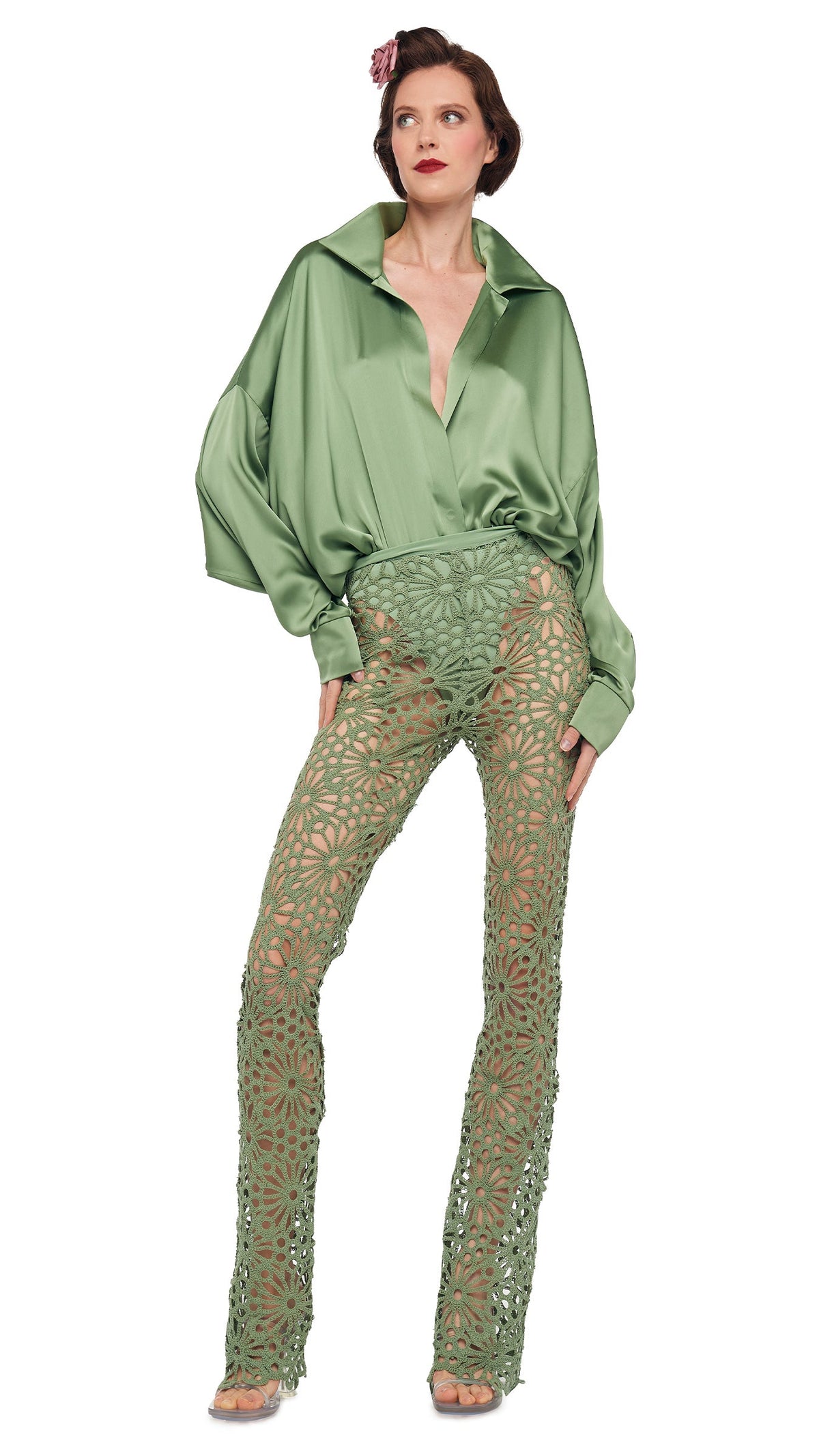 Norma Kamali BOOT PANT W/O WAISTBAND