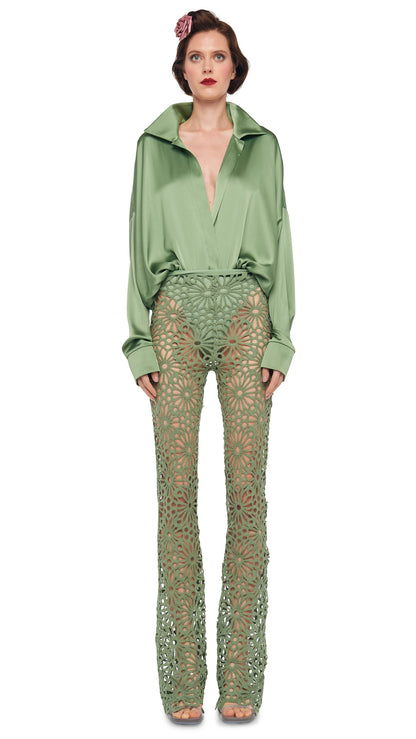 Norma Kamali BOOT PANT W/O WAISTBAND