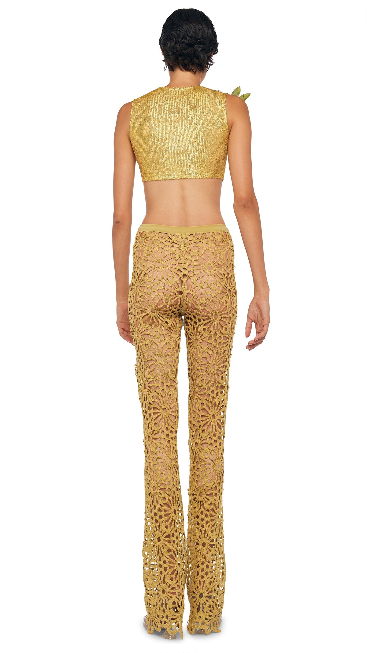 Norma Kamali SLEEVELESS SLIM FIT CROPPED TOP