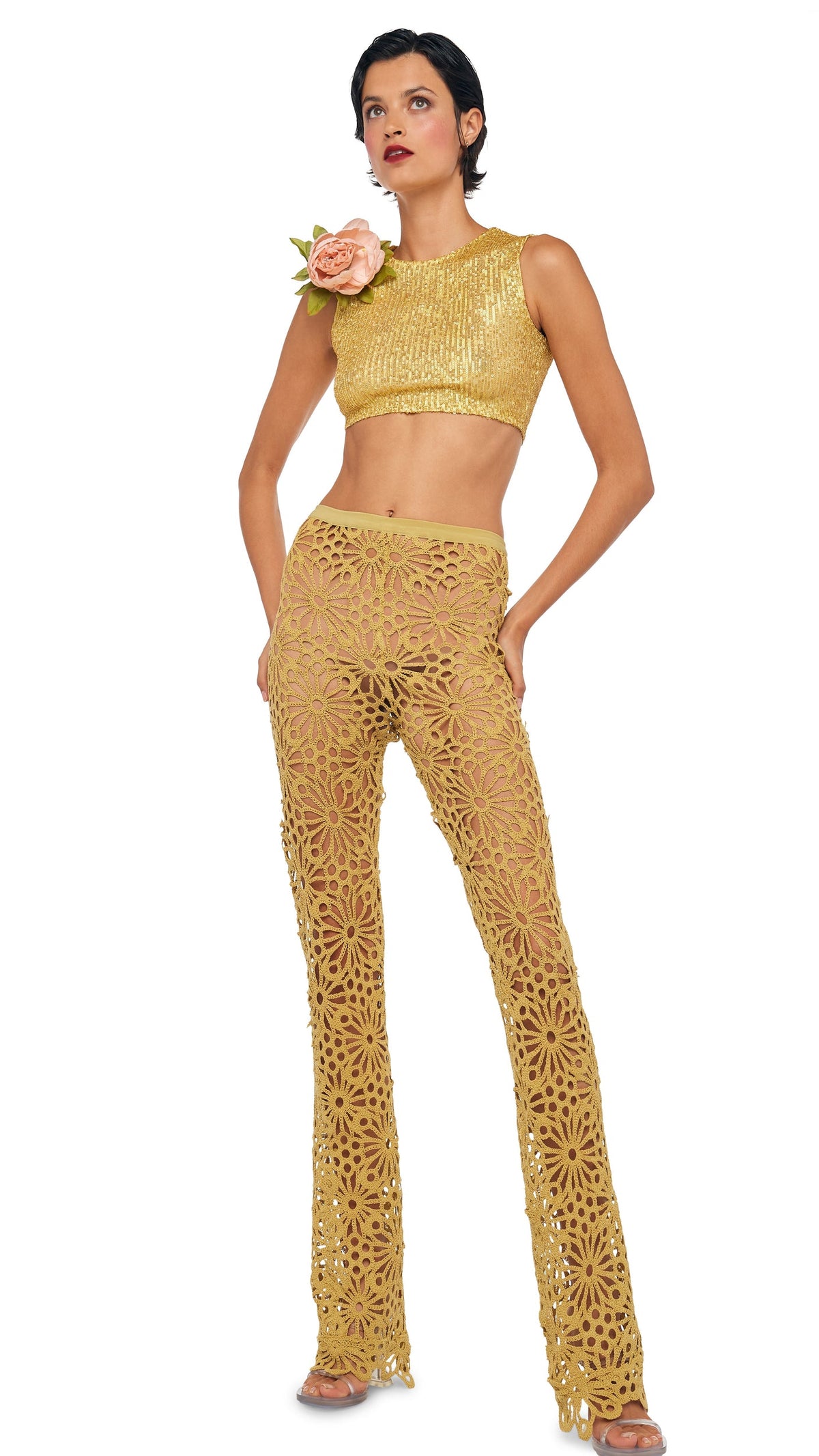 Norma Kamali SLEEVELESS SLIM FIT CROPPED TOP