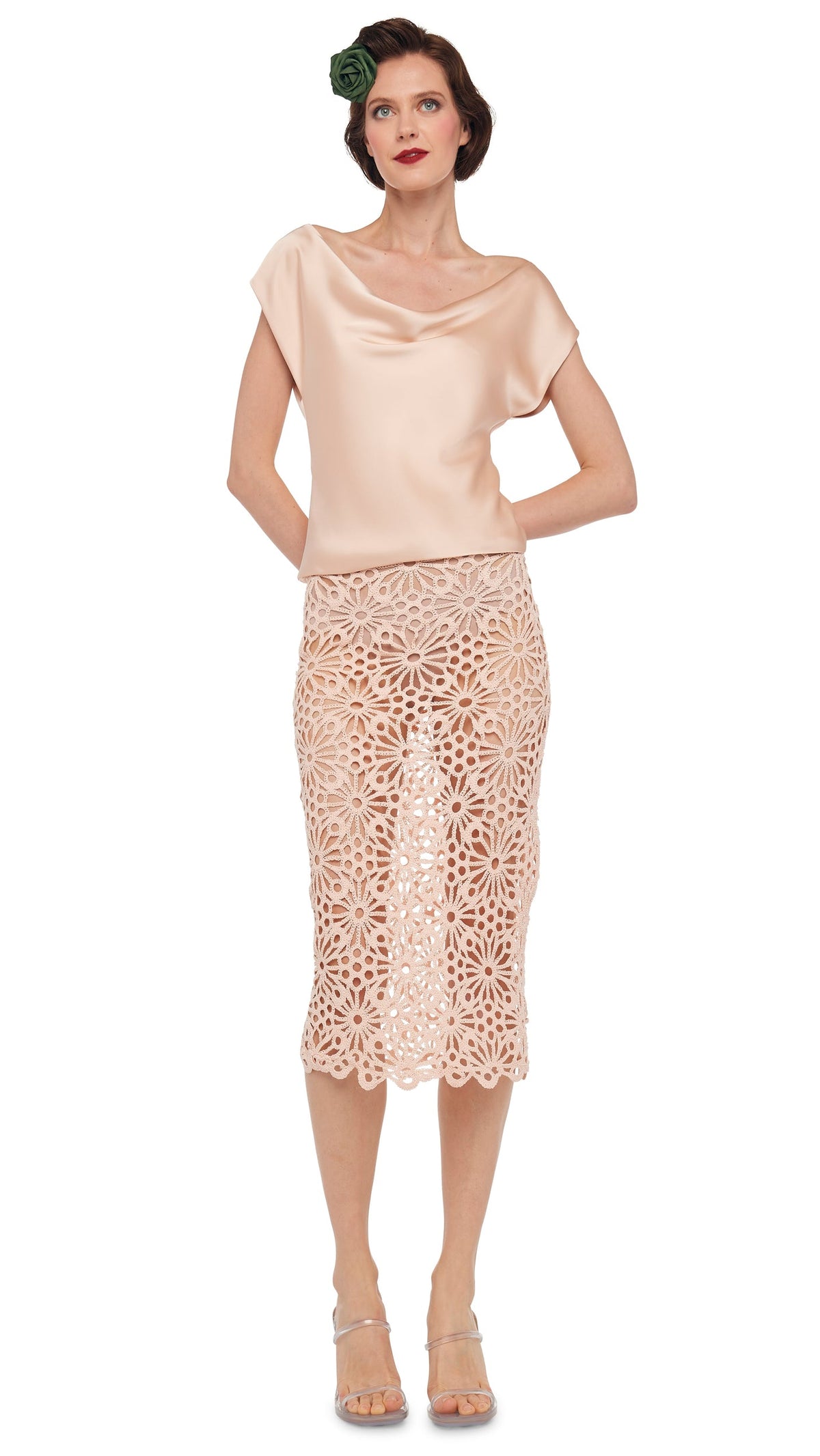 Norma Kamali CAP SLEEVE MARIA TOP